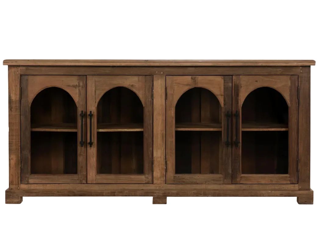 Zion Reclaimed Wood 4 Door Sideboard