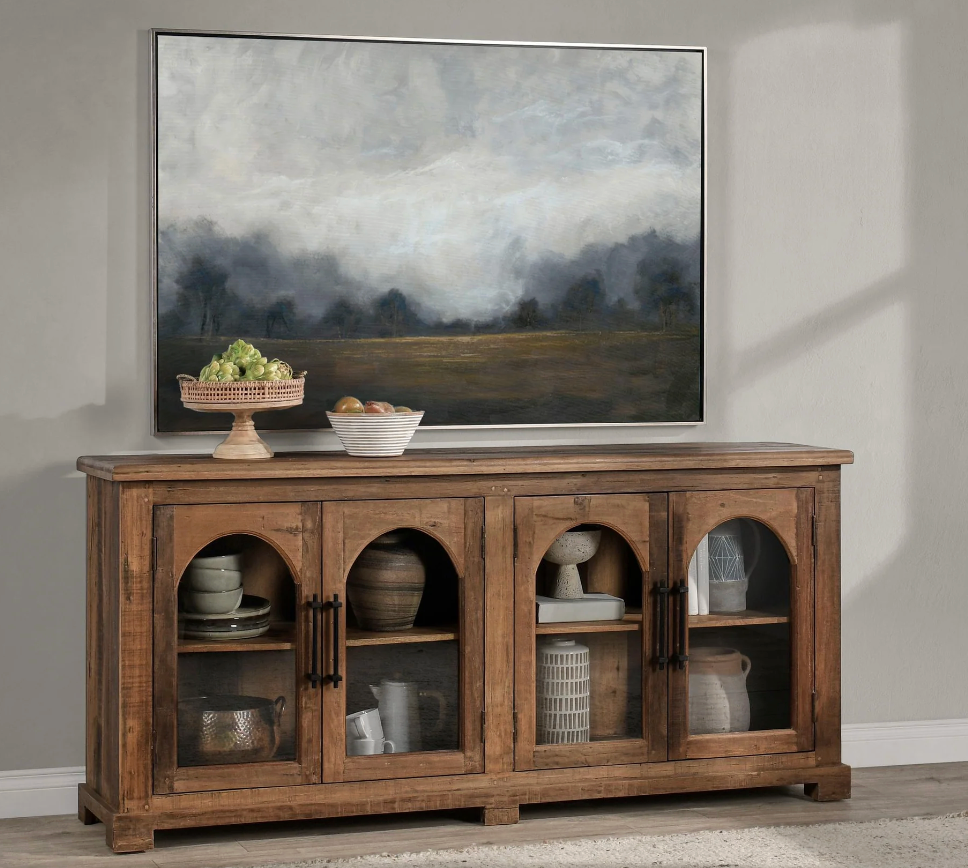 Zion Reclaimed Wood 4 Door Sideboard