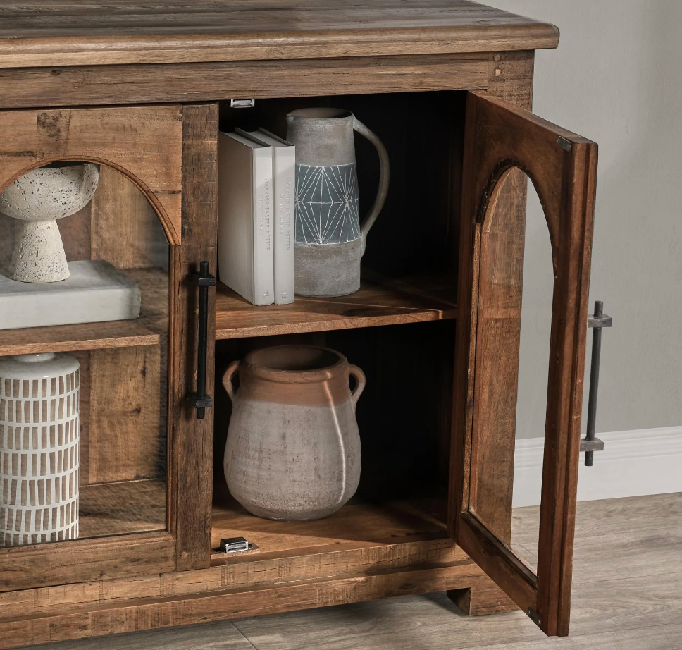 Zion Reclaimed Wood 4 Door Sideboard