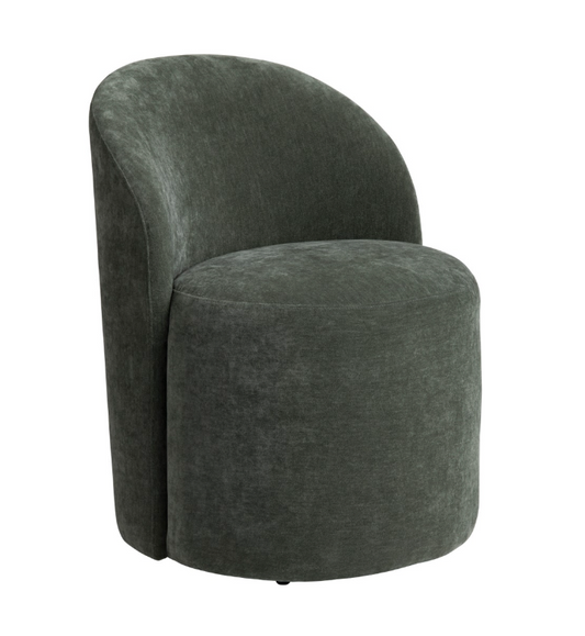Fairfield Rolling Dining Chair, Moss