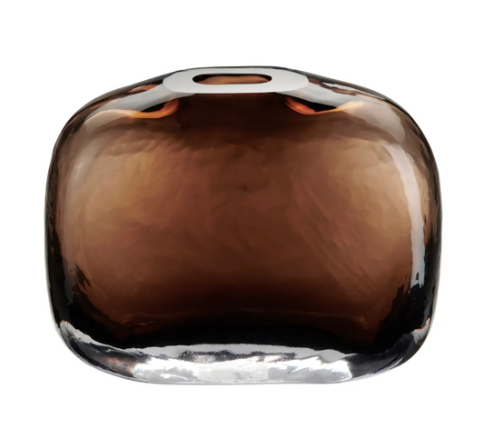 Square Brown Bellmere Vase