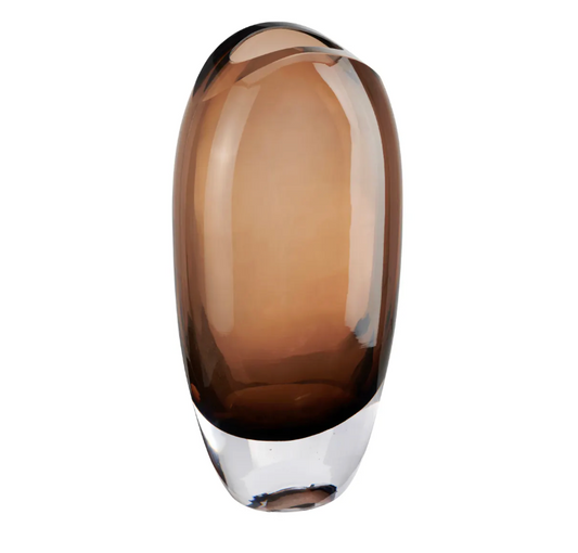 Tall Brown Bellmere Vase