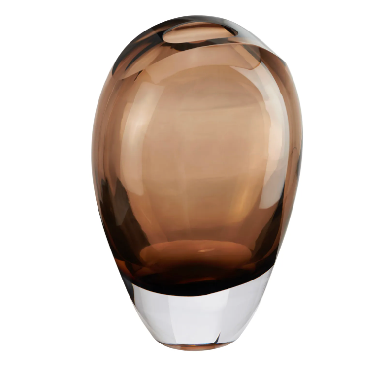 Short Brown Bellmere Vase