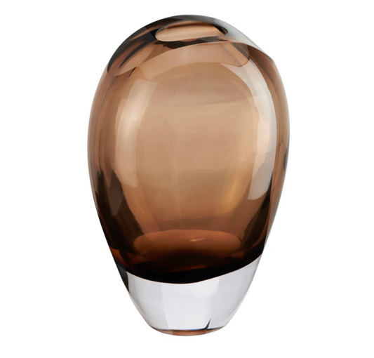 Short Brown Bellmere Vase