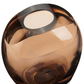 Short Brown Bellmere Vase