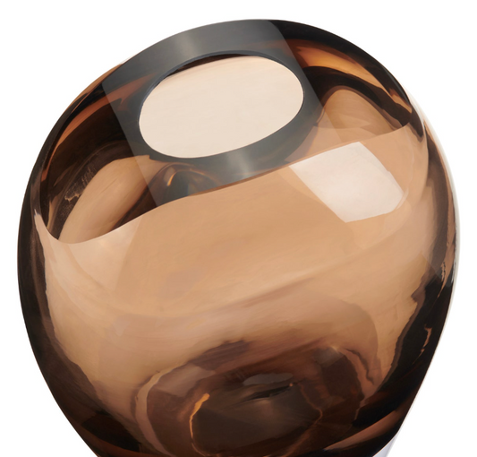 Short Brown Bellmere Vase