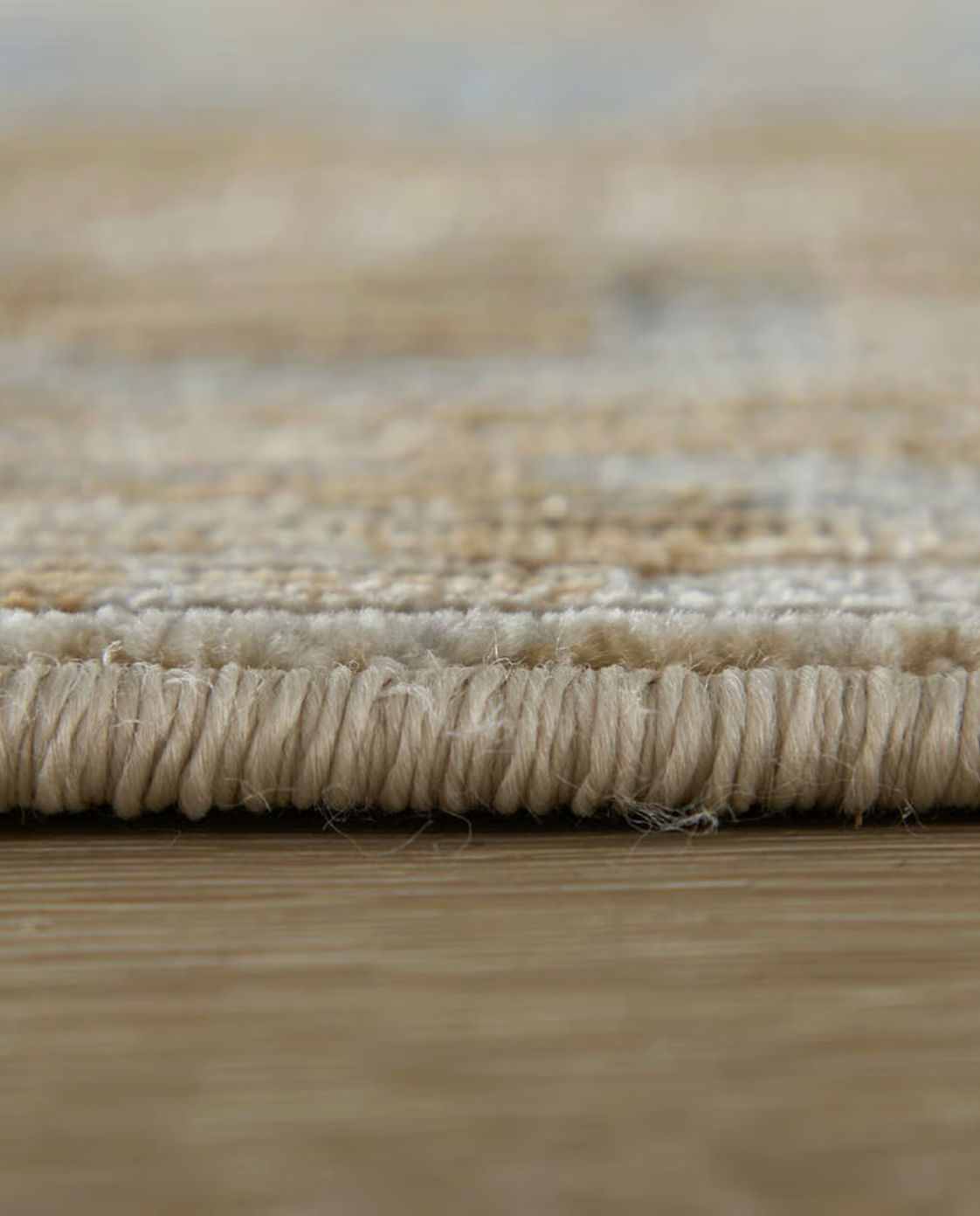 Augustine Rug, Beige/Blue (Various Sizes)