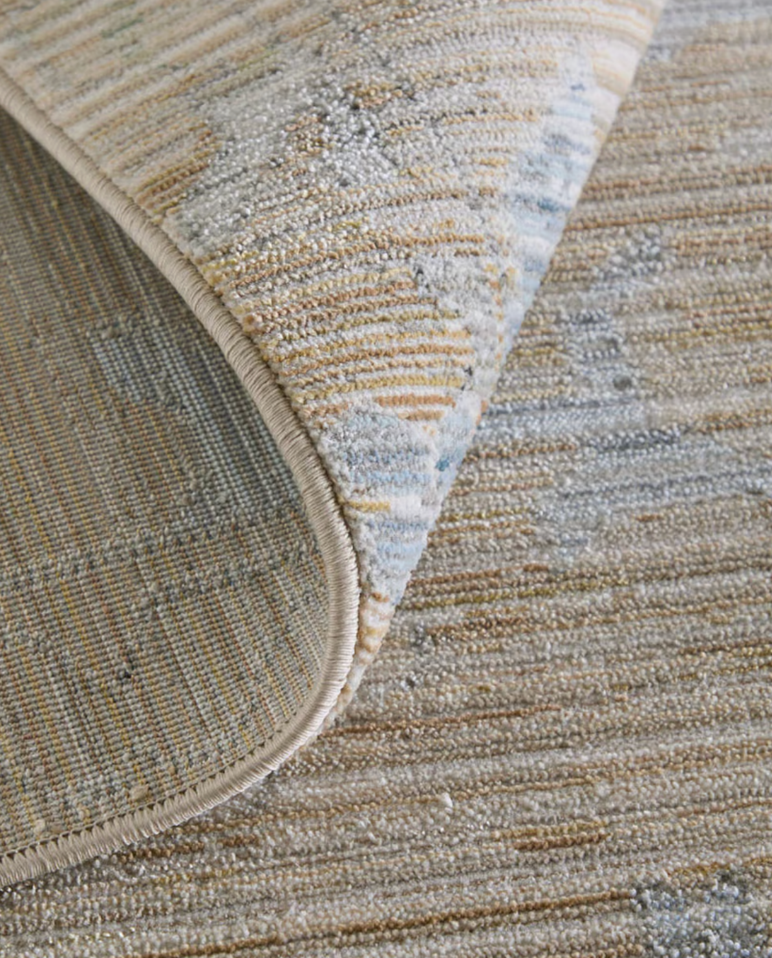 Augustine Rug, Beige/Blue (Various Sizes)