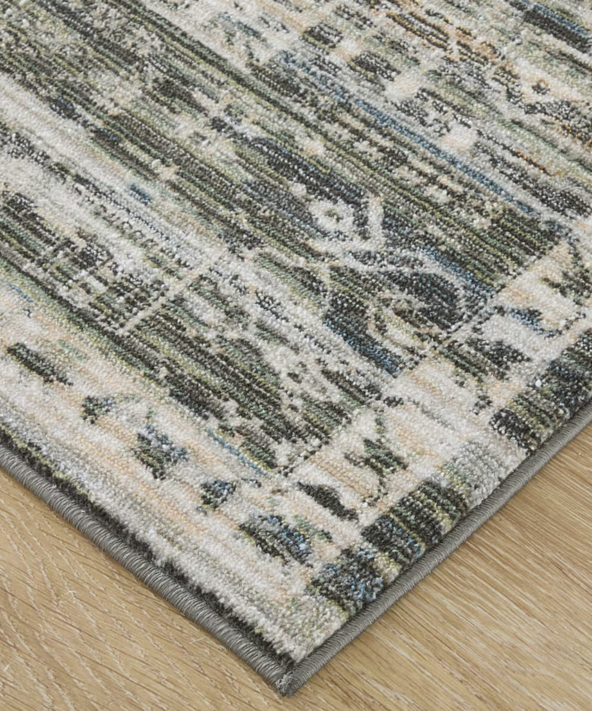 Augustine Rug, Black/Multi (Various Sizes)