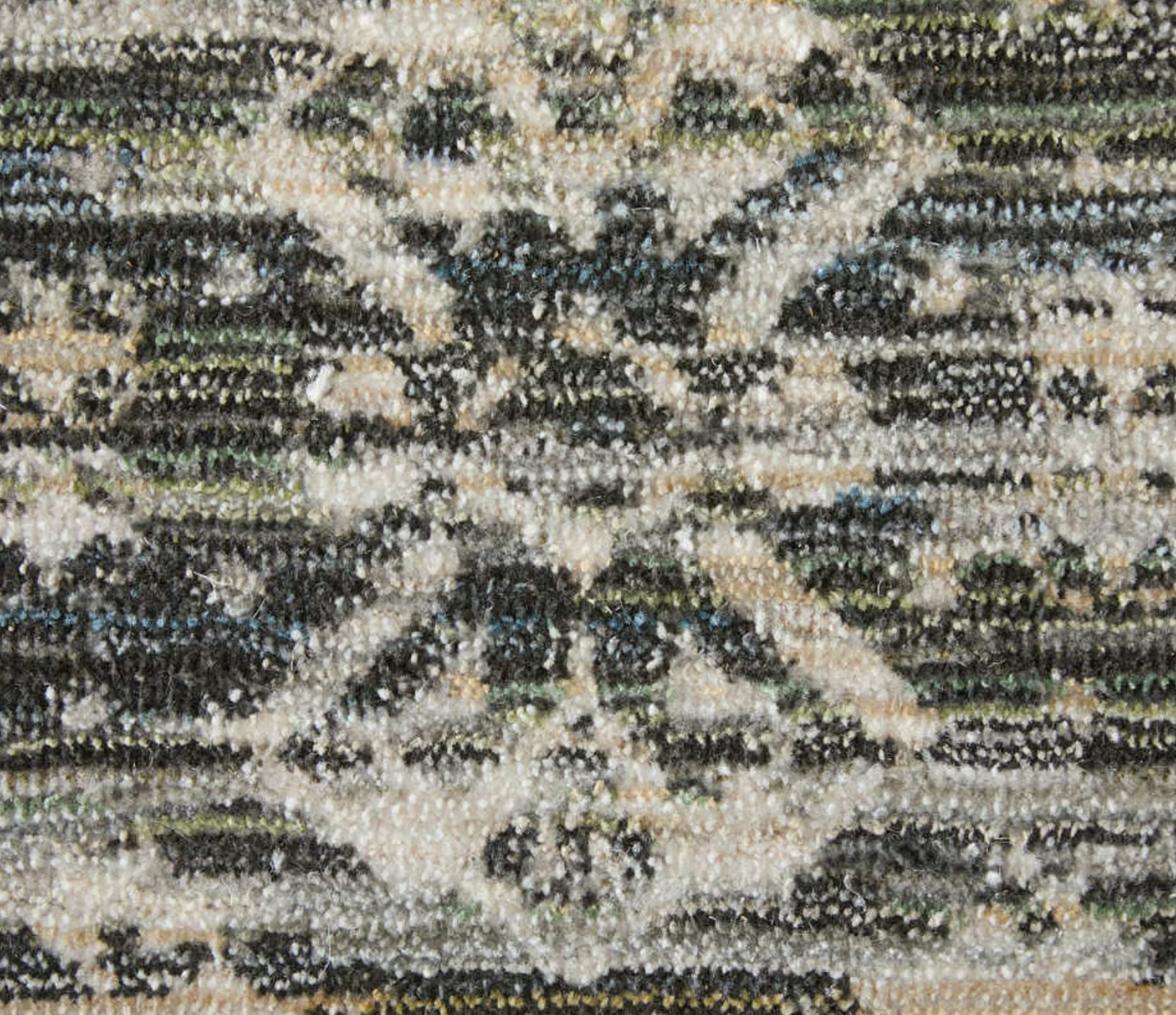 Augustine Rug, Black/Multi (Various Sizes)