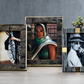Natural Horn Frame with Brass Trim 5x7
