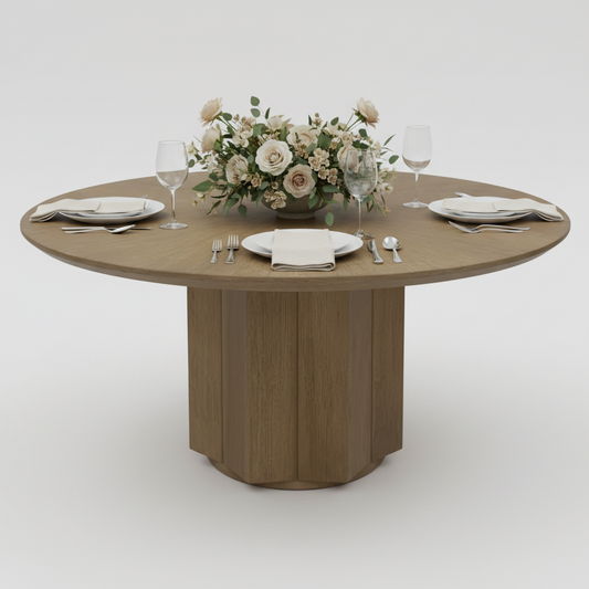 Delilah 60" Oak Dining Table