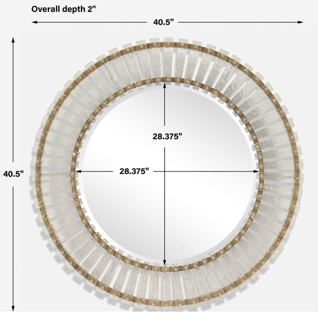Denali Round Mirror