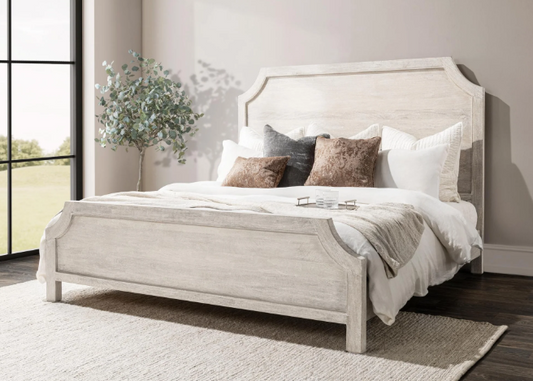 Westmont King Bed, Creamwood