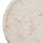 Cream Marble Decorative Plate w/ Raised Trim