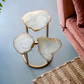 Agate and Gold Side Table