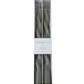 12" Lumière Twist Tapered Green Candles, Set of 2