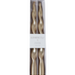 12" Lumière Twist Tapered Gold Candles, Set of 2