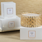 Tonka Absolute Gold Braided Candle Jar, 4 Wick