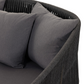 Portofino Outdoor Daybed, Charcoal/Black