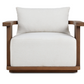 Tahana Outdoor Swivel Chair, Alessi Linen
