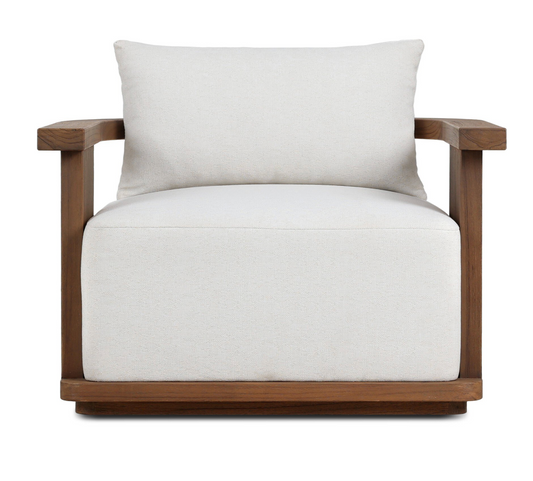 Tahana Outdoor Swivel Chair, Alessi Linen