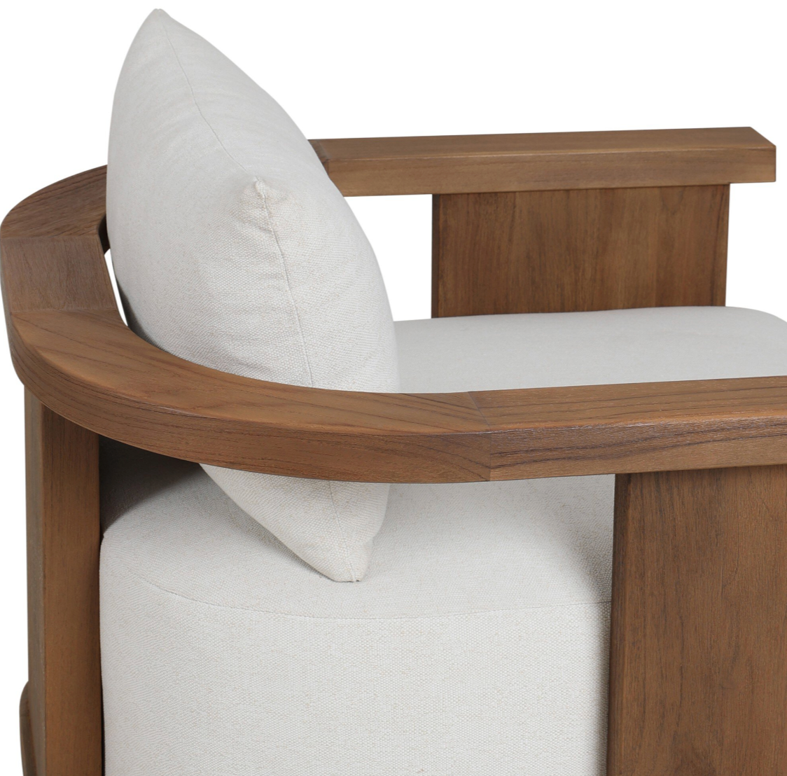 Tahana Outdoor Swivel Chair, Alessi Linen