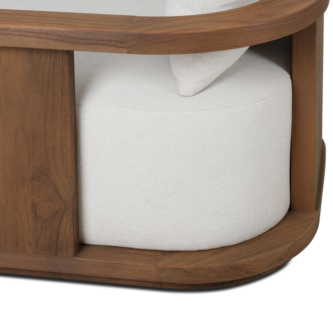 Tahana Outdoor Swivel Chair, Alessi Linen