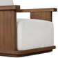 Tahana Outdoor Swivel Chair, Alessi Linen