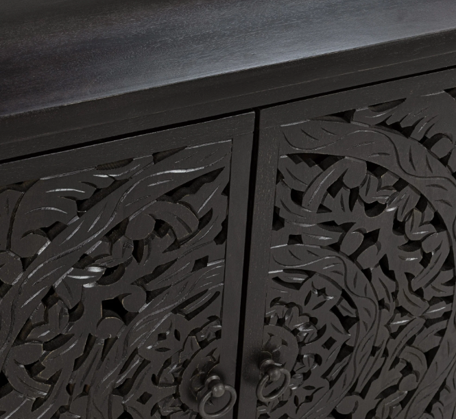 Harmony Breakfront Sideboard (Black)