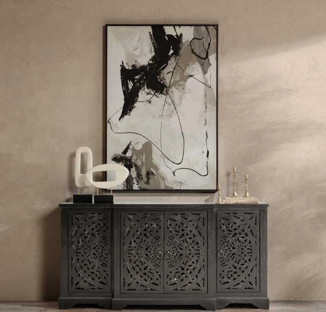 Harmony Breakfront Sideboard (Black)