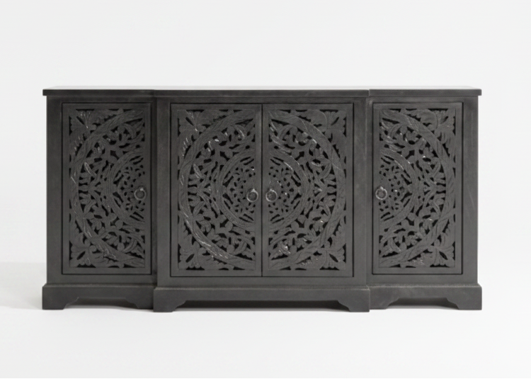 Harmony Breakfront Sideboard (Black)