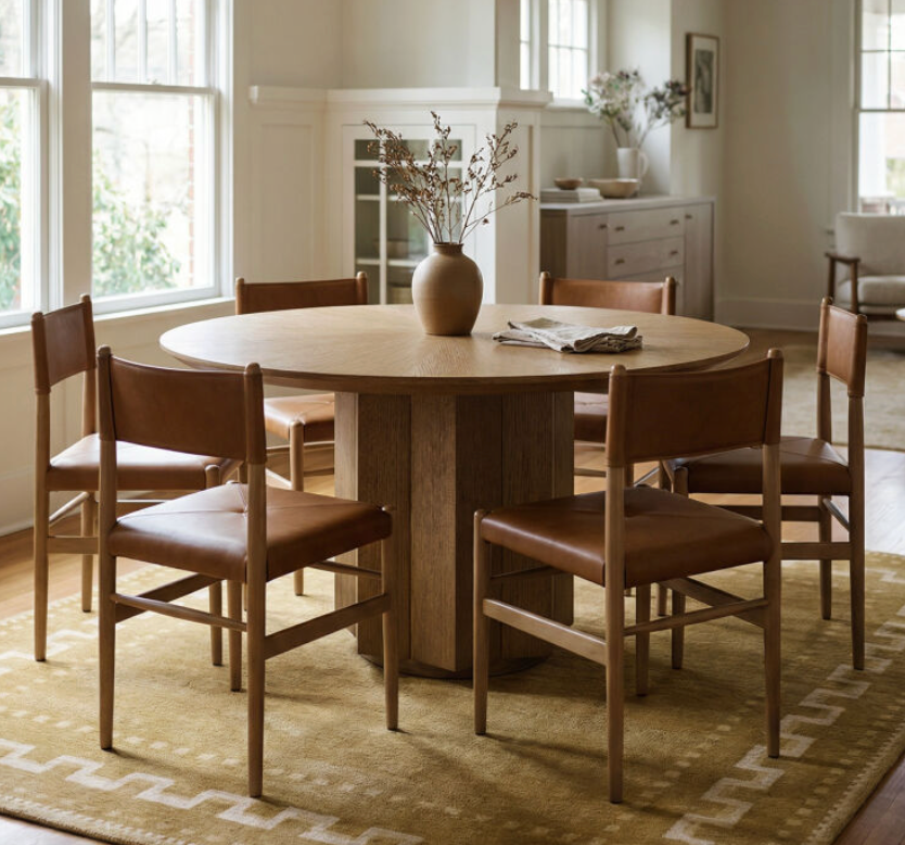Delilah 60" Oak Dining Table
