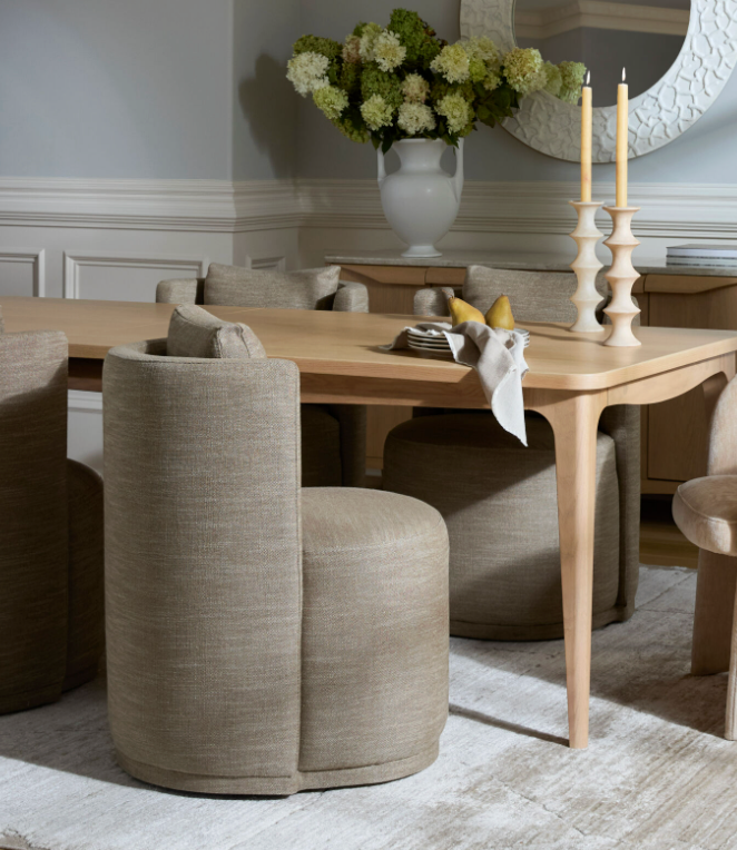 Rico Rolling Dining Chair