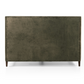 Potter King Bed, Olive Velvet