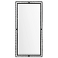 Drover Black Metal Wall Mirror