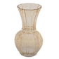 Amber Floral Vase