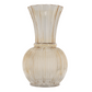 Amber Floral Vase
