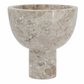 Round Marble Pedestal Bowl