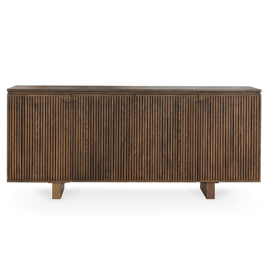 Roya 4 Door Buffet, Toasted Brown