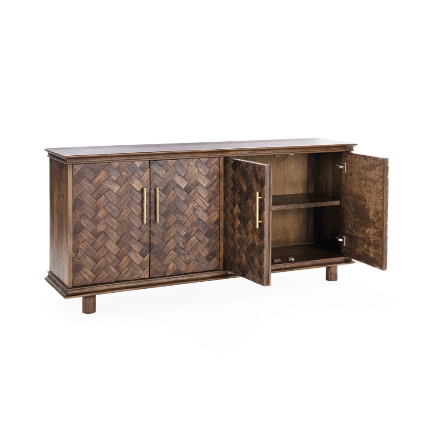 Shira 4 Door Buffet, Kona Brown