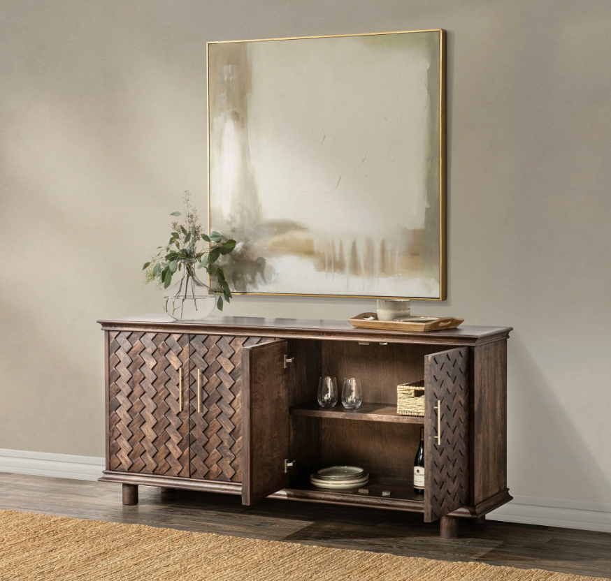 Shira 4 Door Buffet, Kona Brown