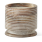 5" 2 Wick Whitewashed Wood Candle (Various Sizes)