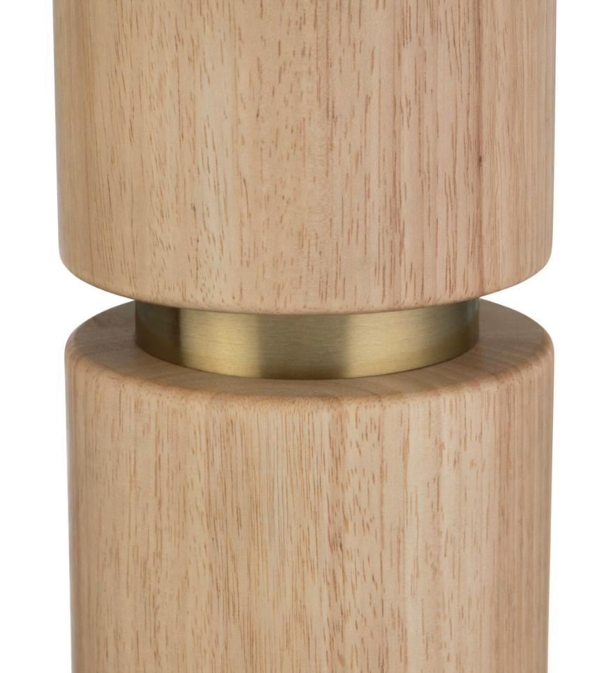 Evander Light Wood Table Lamp