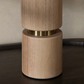 Evander Light Wood Table Lamp