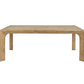 Crest Dining Table 78", Warm Natural