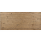 Crest Dining Table 78", Warm Natural