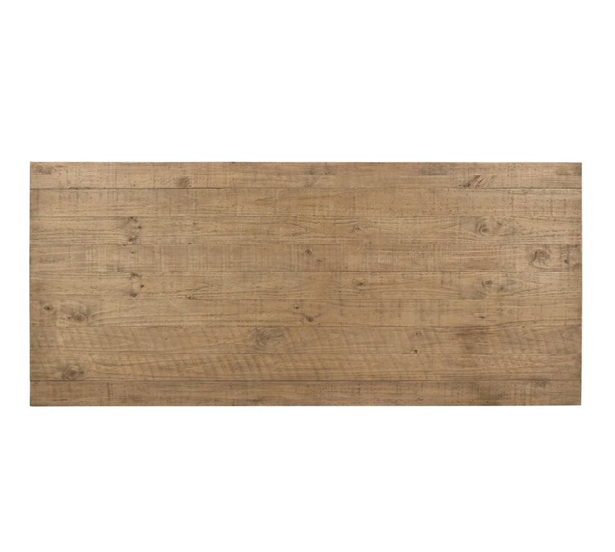 Crest Dining Table 78", Warm Natural