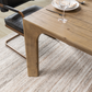 Crest Dining Table 78", Warm Natural
