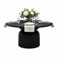 Koben Round Dining Table 60", Black